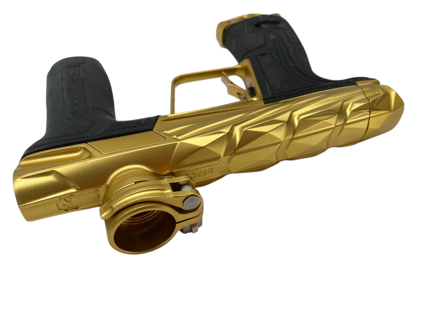 Used Planet Eclipse Infamous Cs3 Paintball Gun Gold Paintball Gun from CPXBrosPaintball Buy/Sell/Trade Paintball Markers, New Paintball Guns, Paintball Hoppers, Paintball Masks, and Hormesis Headbands