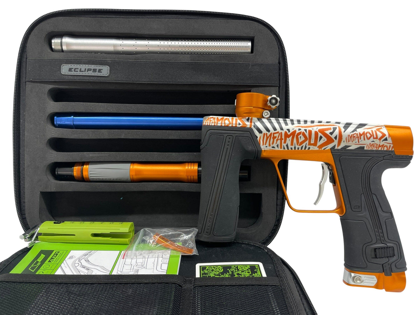 Used PLANET ECLIPSE INFAMOUS CS3 PRO - JJ HEADHUNTER (ONLY 30 PRODUCED) Paintball Gun from CPXBrosPaintball Buy/Sell/Trade Paintball Markers, New Paintball Guns, Paintball Hoppers, Paintball Masks, and Hormesis Headbands