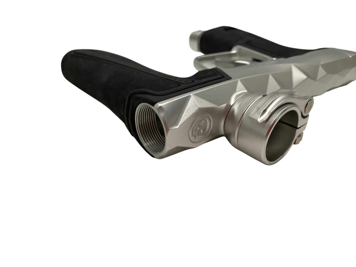 Used Planet Eclipse Infamous Diamond Cut Paintball Gun Silver Paintball Gun from CPXBrosPaintball Buy/Sell/Trade Paintball Markers, New Paintball Guns, Paintball Hoppers, Paintball Masks, and Hormesis Headbands