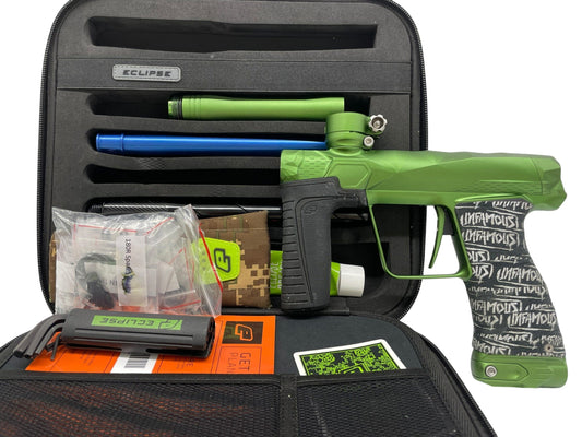 Used Planet Eclipse Infamous Diamond Gtek 180R Green Paintball Gun Paintball Gun from CPXBrosPaintball Buy/Sell/Trade Paintball Markers, New Paintball Guns, Paintball Hoppers, Paintball Masks, and Hormesis Headbands