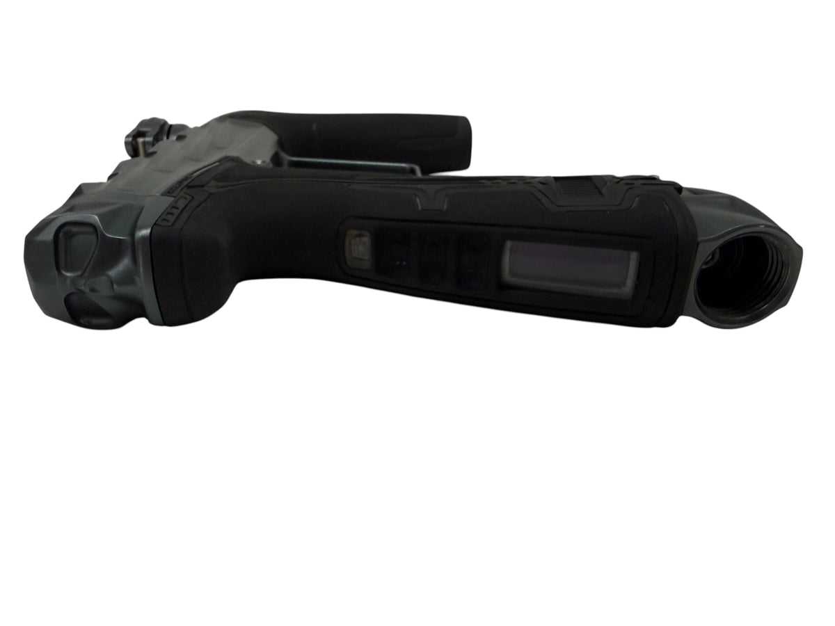 Used Planet Eclipse Infamous Diamond Skull Geo R5 Grey/Grey Paintball Gun Paintball Gun from CPXBrosPaintball Buy/Sell/Trade Paintball Markers, New Paintball Guns, Paintball Hoppers, Paintball Masks, and Hormesis Headbands