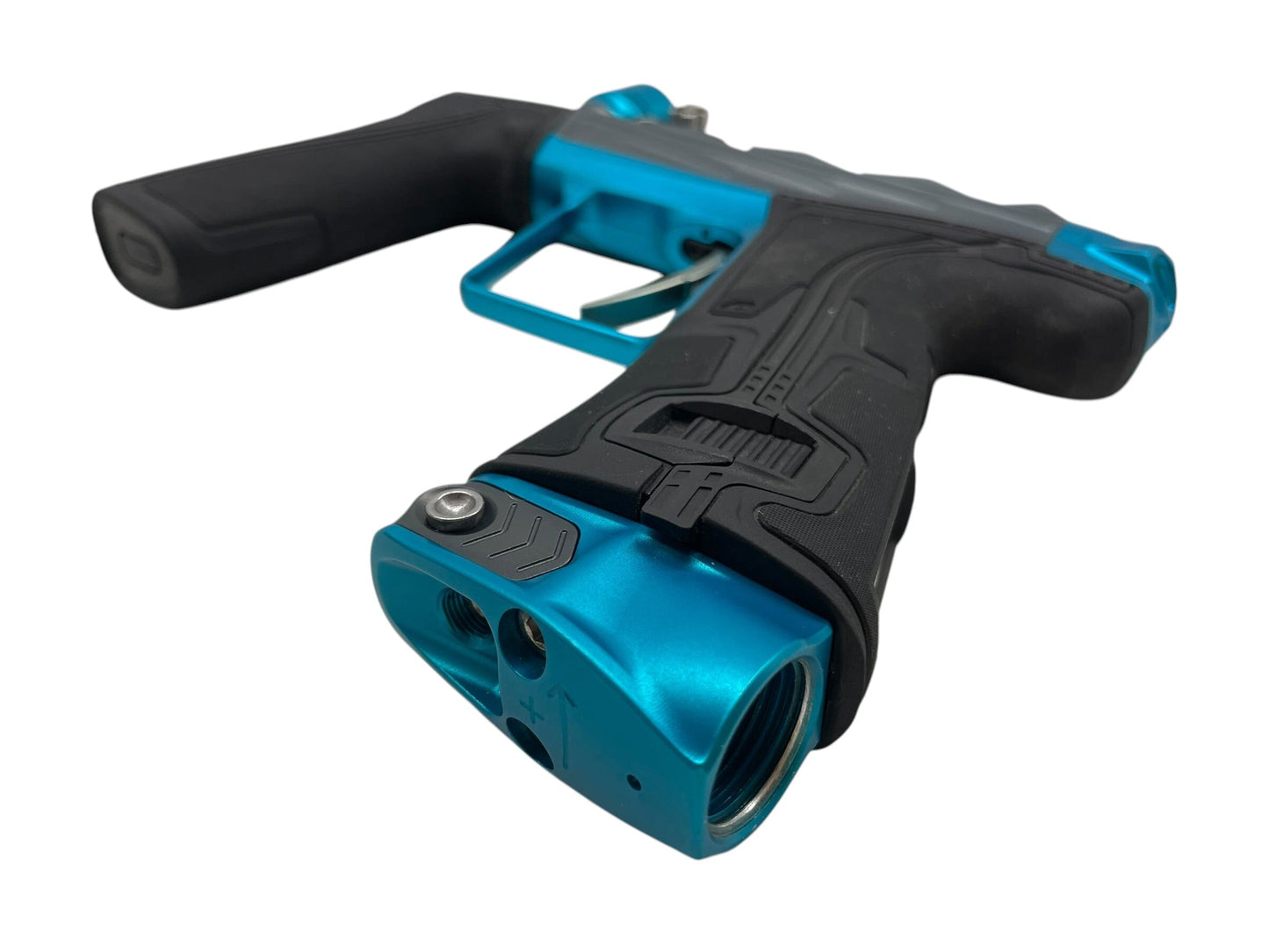 Used Planet Eclipse Infamous Diamond Skull Geo R5 Grey/Teal Paintball Gun Paintball Gun from CPXBrosPaintball Buy/Sell/Trade Paintball Markers, New Paintball Guns, Paintball Hoppers, Paintball Masks, and Hormesis Headbands