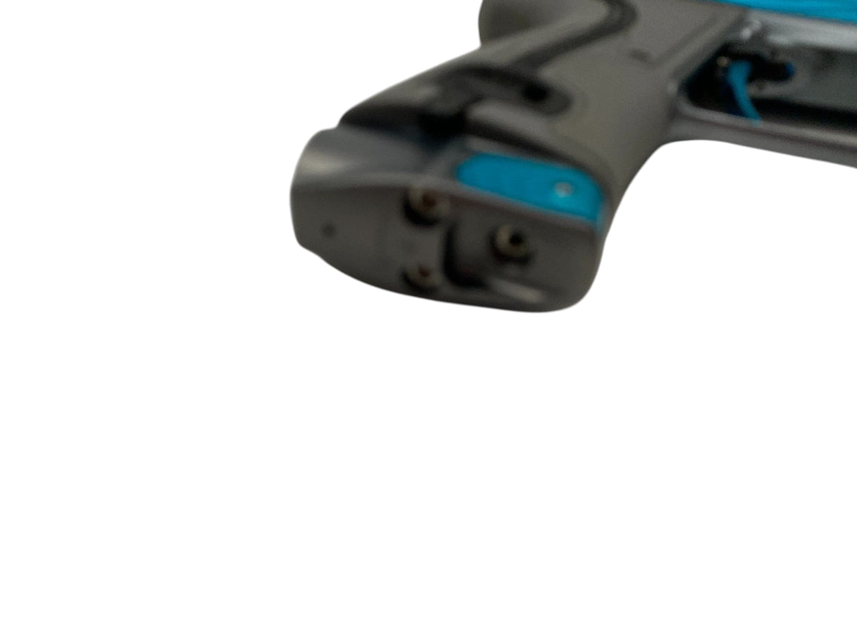Used Planet Eclipse Infamous Diamond Skull Geo R5 Teal/Grey Paintball Gun Paintball Gun from CPXBrosPaintball Buy/Sell/Trade Paintball Markers, New Paintball Guns, Paintball Hoppers, Paintball Masks, and Hormesis Headbands
