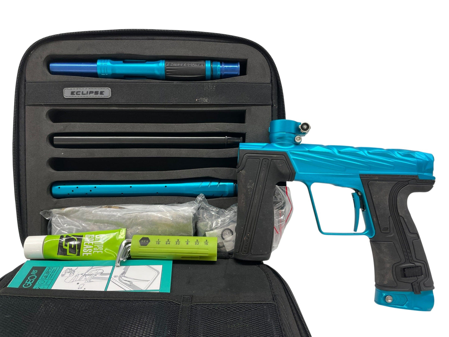 Used Planet Eclipse Infamous Diamond Skull Geo R5 Teal/Teal Paintball Gun Paintball Gun from CPXBrosPaintball Buy/Sell/Trade Paintball Markers, New Paintball Guns, Paintball Hoppers, Paintball Masks, and Hormesis Headbands