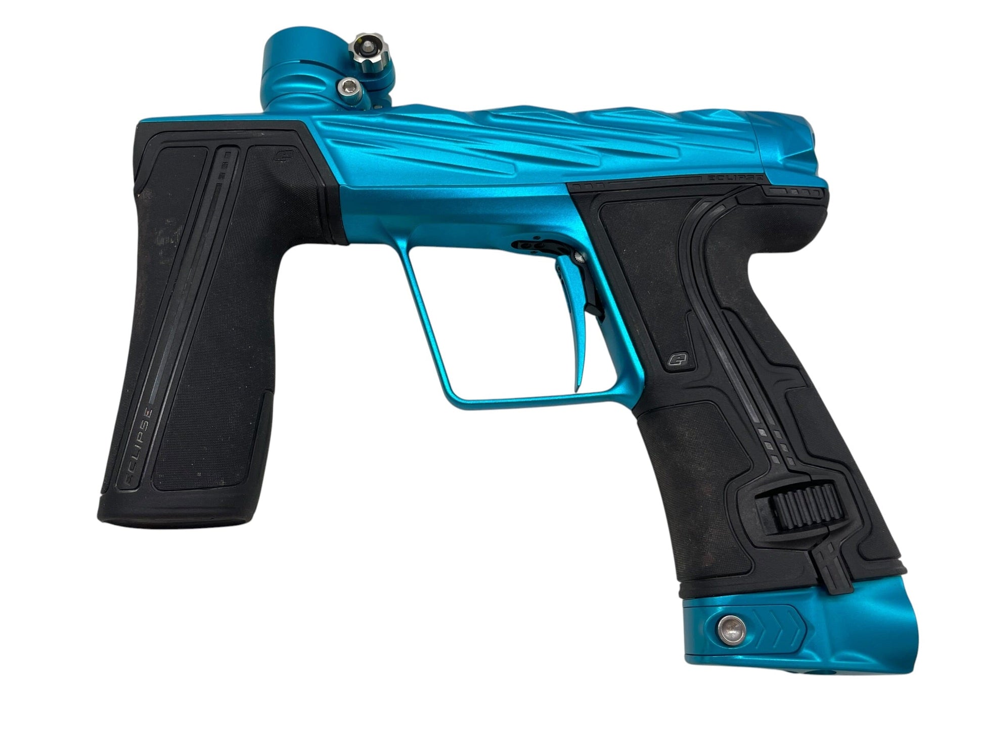 Used Planet Eclipse Infamous Diamond Skull Geo R5 Teal/Teal Paintball Gun Paintball Gun from CPXBrosPaintball Buy/Sell/Trade Paintball Markers, New Paintball Guns, Paintball Hoppers, Paintball Masks, and Hormesis Headbands