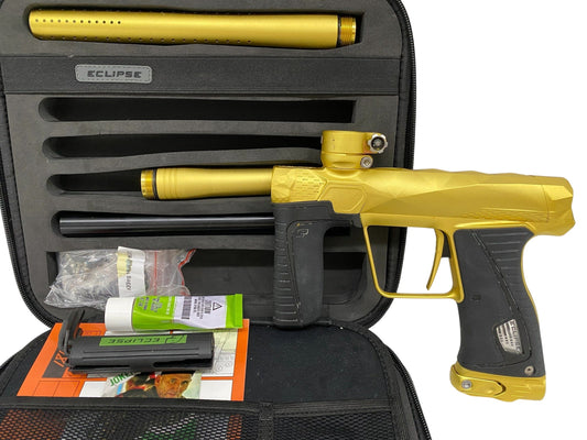 Used Planet Eclipse Infamous Diamond Skull GTEK 180R Gold/Gold Paintball Gun Paintball Gun from CPXBrosPaintball Buy/Sell/Trade Paintball Markers, New Paintball Guns, Paintball Hoppers, Paintball Masks, and Hormesis Headbands