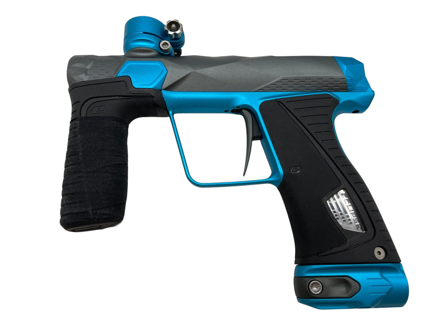 Used Planet Eclipse Infamous Diamond Skull GTEK 180R Grey/Teal Paintball Gun Paintball Gun from CPXBrosPaintball Buy/Sell/Trade Paintball Markers, New Paintball Guns, Paintball Hoppers, Paintball Masks, and Hormesis Headbands