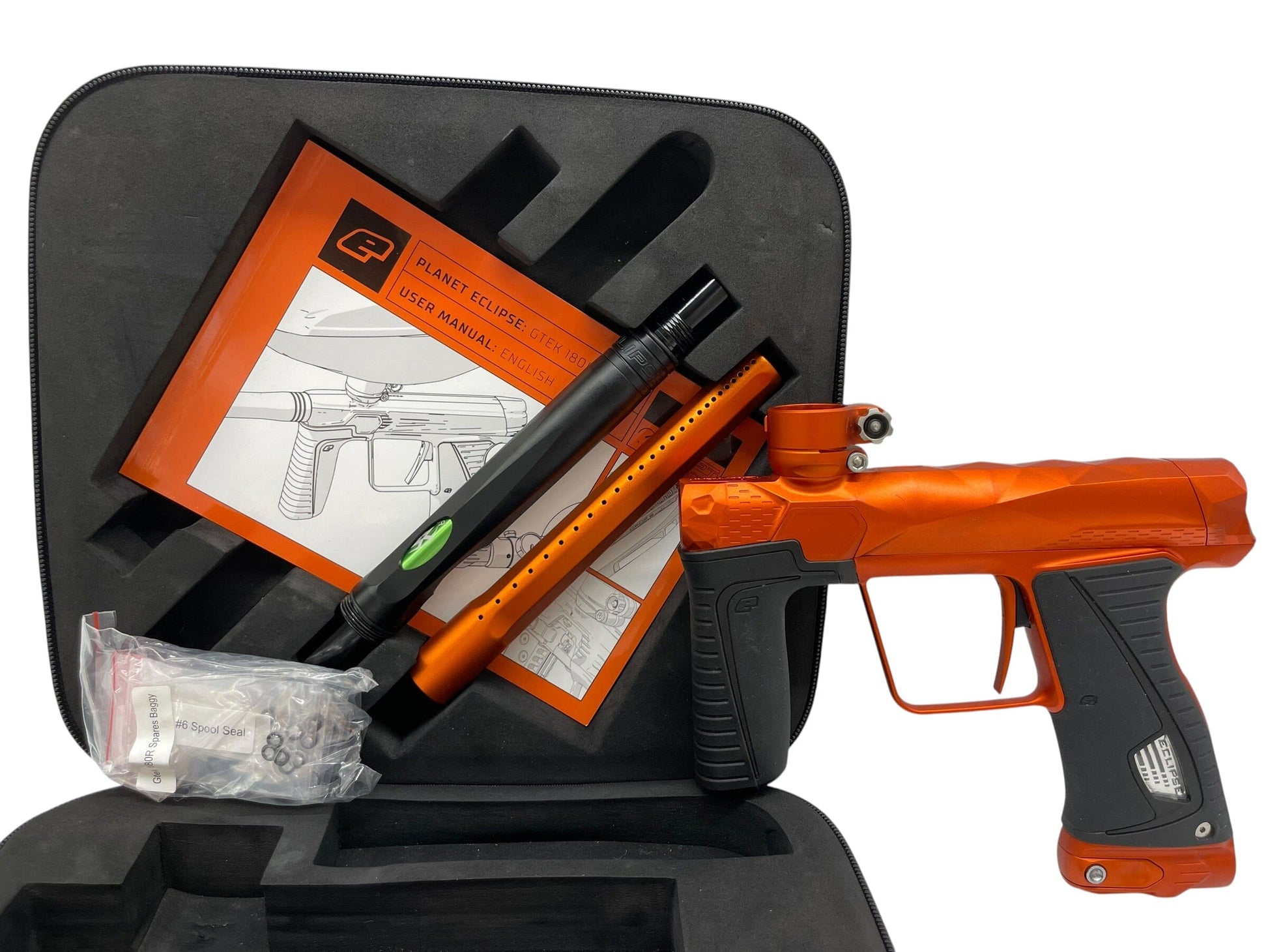 Used Planet Eclipse Infamous Diamond Skull GTEK 180R Orange/Black Paintball Gun Paintball Gun from CPXBrosPaintball Buy/Sell/Trade Paintball Markers, New Paintball Guns, Paintball Hoppers, Paintball Masks, and Hormesis Headbands