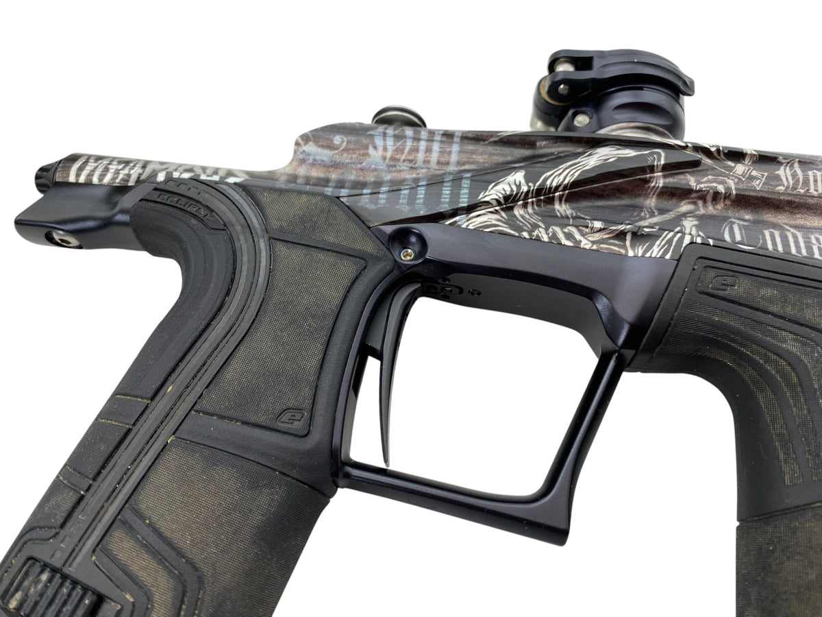 Used Planet Eclipse Infamous "Not Today Death" LV2 Paintball Gun Paintball Gun from CPXBrosPaintball Buy/Sell/Trade Paintball Markers, New Paintball Guns, Paintball Hoppers, Paintball Masks, and Hormesis Headbands