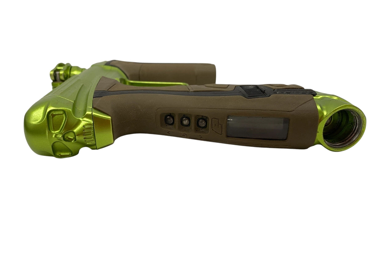Used Planet Eclipse Infamous Skull CS2 Green/Green Paintball Gun Paintball Gun from CPXBrosPaintball Buy/Sell/Trade Paintball Markers, New Paintball Guns, Paintball Hoppers, Paintball Masks, and Hormesis Headbands
