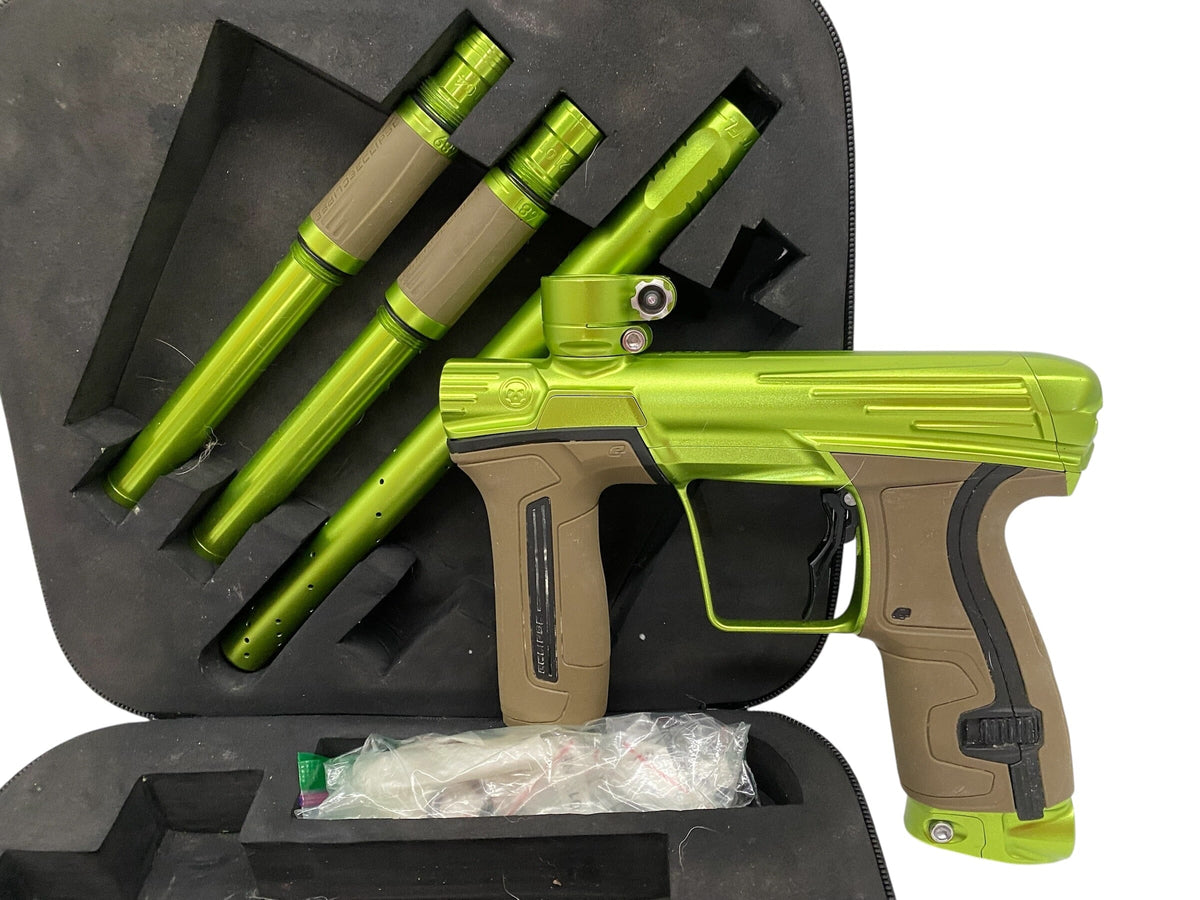 Used Planet Eclipse Infamous Skull CS2 Green/Green Paintball Gun Paintball Gun from CPXBrosPaintball Buy/Sell/Trade Paintball Markers, New Paintball Guns, Paintball Hoppers, Paintball Masks, and Hormesis Headbands