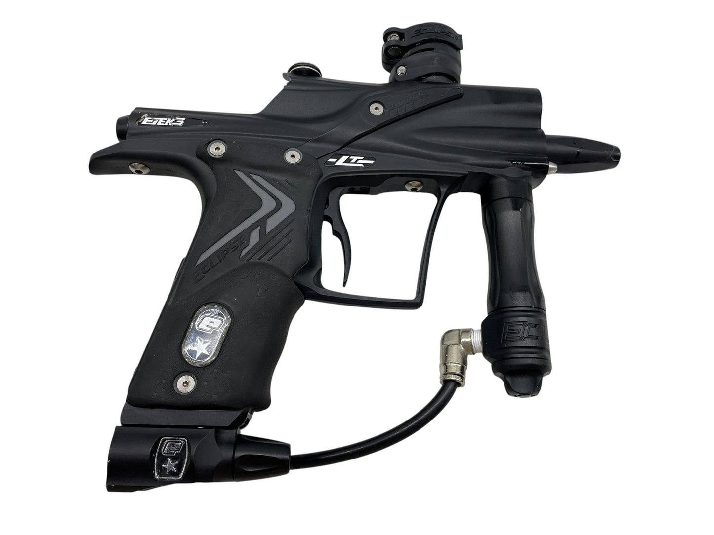 Used Planet Eclipse LT Etek 3 Black/Green Paintball Gun Paintball Gun from CPXBrosPaintball Buy/Sell/Trade Paintball Markers, New Paintball Guns, Paintball Hoppers, Paintball Masks, and Hormesis Headbands