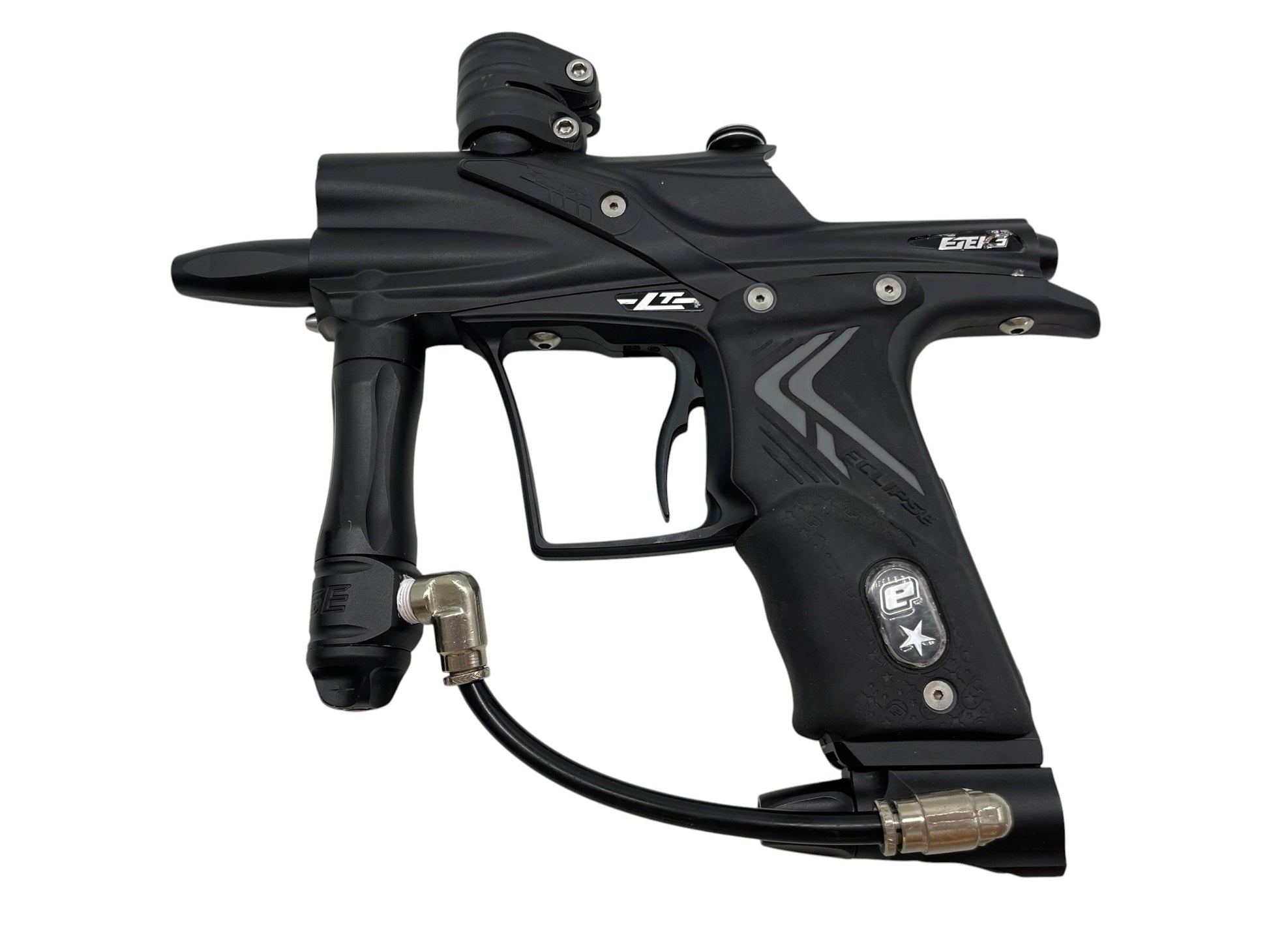 Used Planet Eclipse LT Etek 3 Black/Green Paintball Gun Paintball Gun from CPXBrosPaintball Buy/Sell/Trade Paintball Markers, New Paintball Guns, Paintball Hoppers, Paintball Masks, and Hormesis Headbands