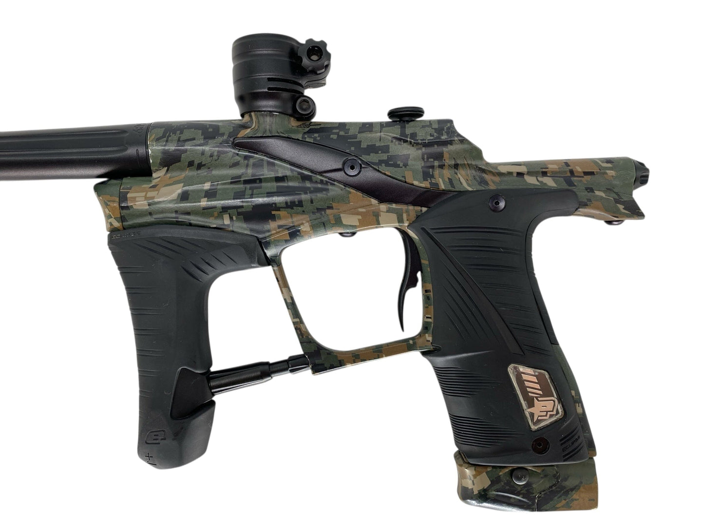 Used Planet Eclipse Lv1 Camo Paintball Gun from CPXBrosPaintball Buy/Sell/Trade Paintball Markers, New Paintball Guns, Paintball Hoppers, Paintball Masks, and Hormesis Headbands
