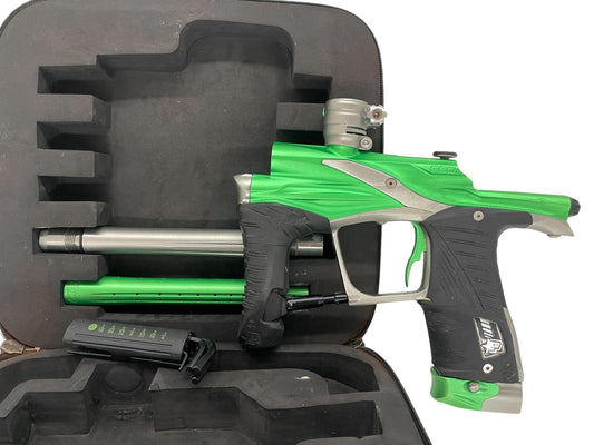 Used Planet Eclipse LV1 Green/Grey Paintball Gun Paintball Gun from CPXBrosPaintball Buy/Sell/Trade Paintball Markers, New Paintball Guns, Paintball Hoppers, Paintball Masks, and Hormesis Headbands
