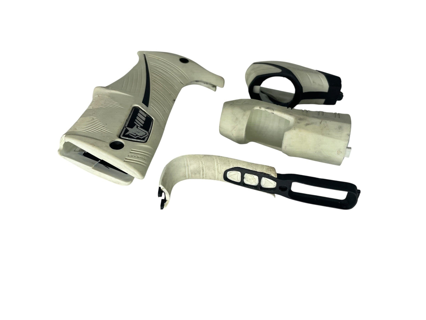 Used Planet Eclipse LV1 Grip Kit - Rear + Crown + Console + Foregrip Paintball Gun from CPXBrosPaintball Buy/Sell/Trade Paintball Markers, New Paintball Guns, Paintball Hoppers, Paintball Masks, and Hormesis Headbands