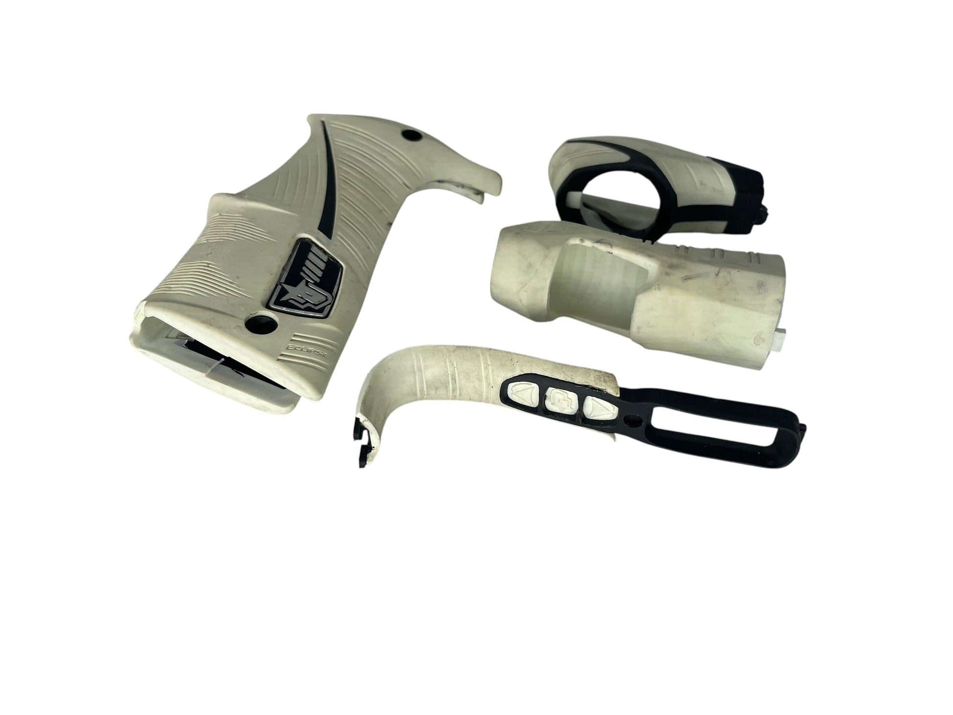 Used Planet Eclipse LV1 Grip Kit - Rear + Crown + Console + Foregrip Paintball Gun from CPXBrosPaintball Buy/Sell/Trade Paintball Markers, New Paintball Guns, Paintball Hoppers, Paintball Masks, and Hormesis Headbands