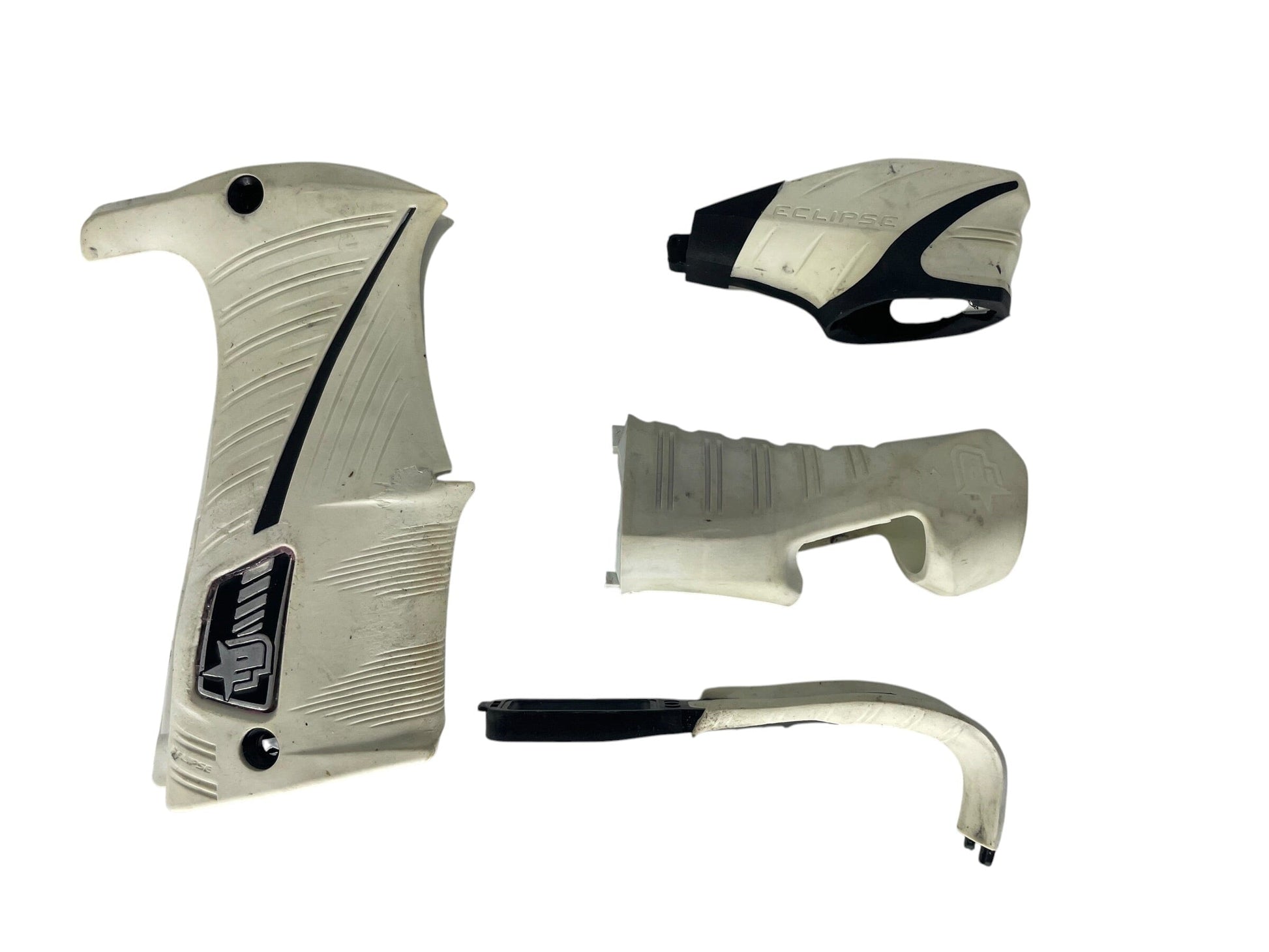 Used Planet Eclipse LV1 Grip Kit - Rear + Crown + Console + Foregrip Paintball Gun from CPXBrosPaintball Buy/Sell/Trade Paintball Markers, New Paintball Guns, Paintball Hoppers, Paintball Masks, and Hormesis Headbands