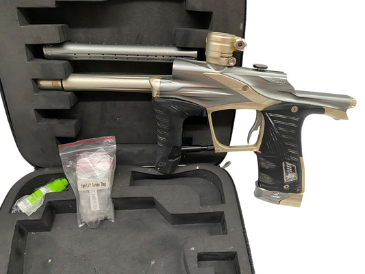 Used Planet Eclipse Lv1 Paintball Gun Grey/Sandstone Paintball Gun from CPXBrosPaintball Buy/Sell/Trade Paintball Markers, New Paintball Guns, Paintball Hoppers, Paintball Masks, and Hormesis Headbands