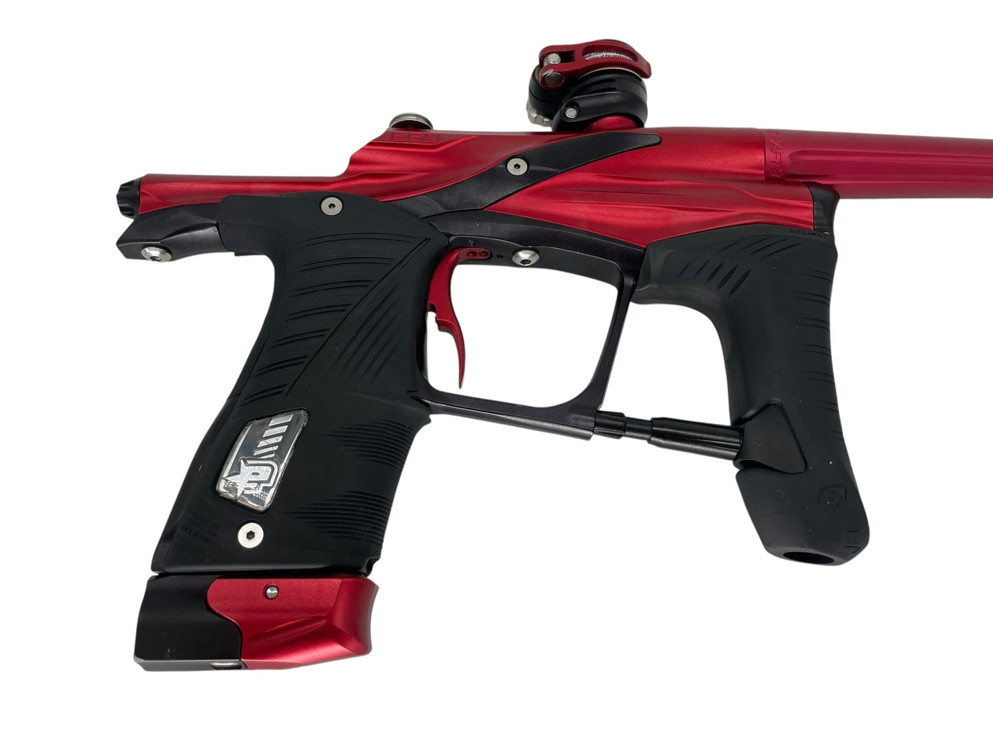 Used Planet Eclipse Lv1 Paintball Gun Red/Black Paintball Gun from CPXBrosPaintball Buy/Sell/Trade Paintball Markers, New Paintball Guns, Paintball Hoppers, Paintball Masks, and Hormesis Headbands