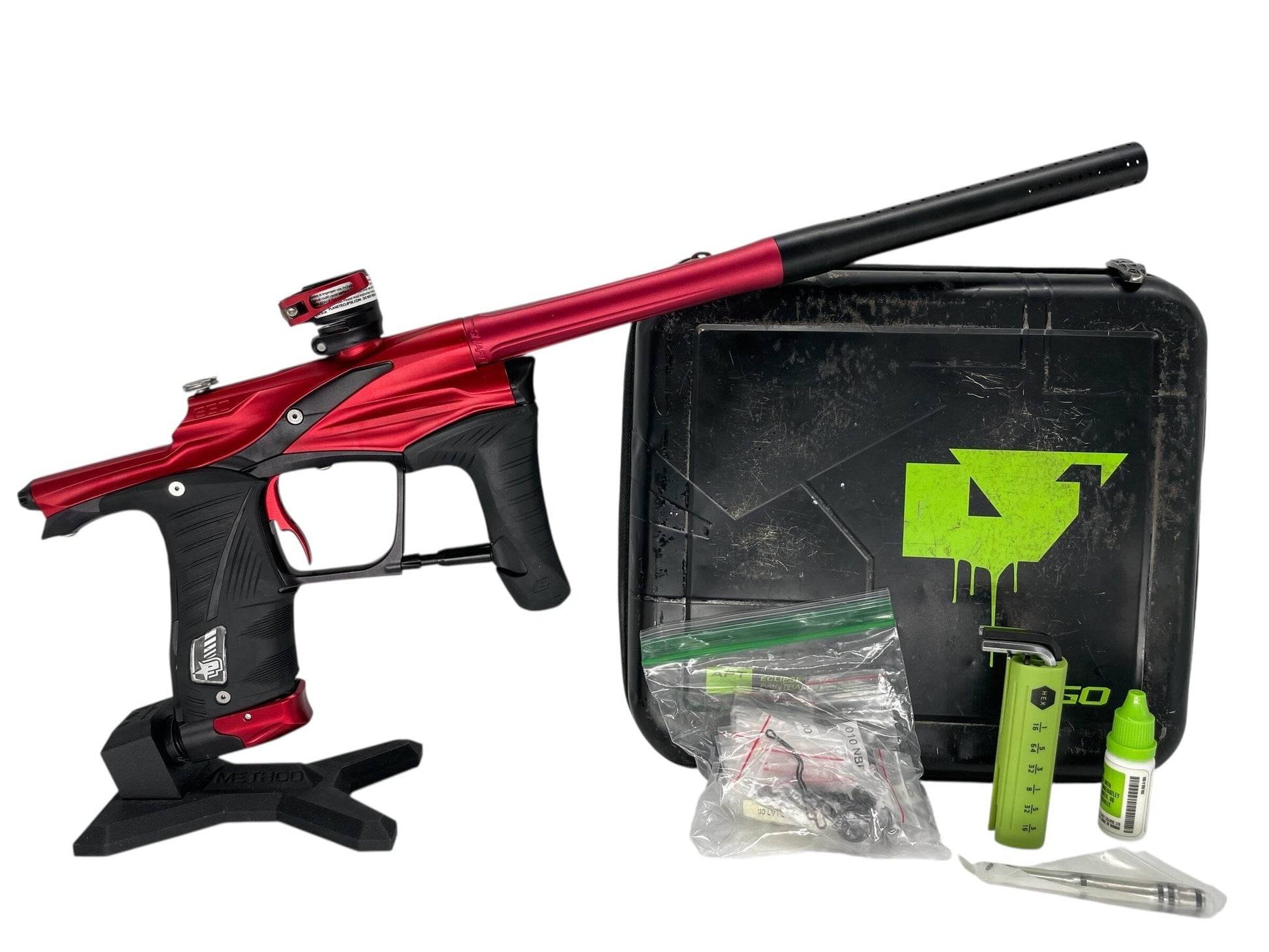Used Planet Eclipse Lv1 Paintball Gun Red/Black Paintball Gun from CPXBrosPaintball Buy/Sell/Trade Paintball Markers, New Paintball Guns, Paintball Hoppers, Paintball Masks, and Hormesis Headbands