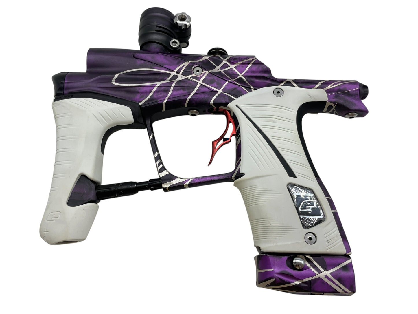 Used Planet Eclipse LV1 Purple Splash Paintball Gun Paintball Gun from CPXBrosPaintball Buy/Sell/Trade Paintball Markers, New Paintball Guns, Paintball Hoppers, Paintball Masks, and Hormesis Headbands