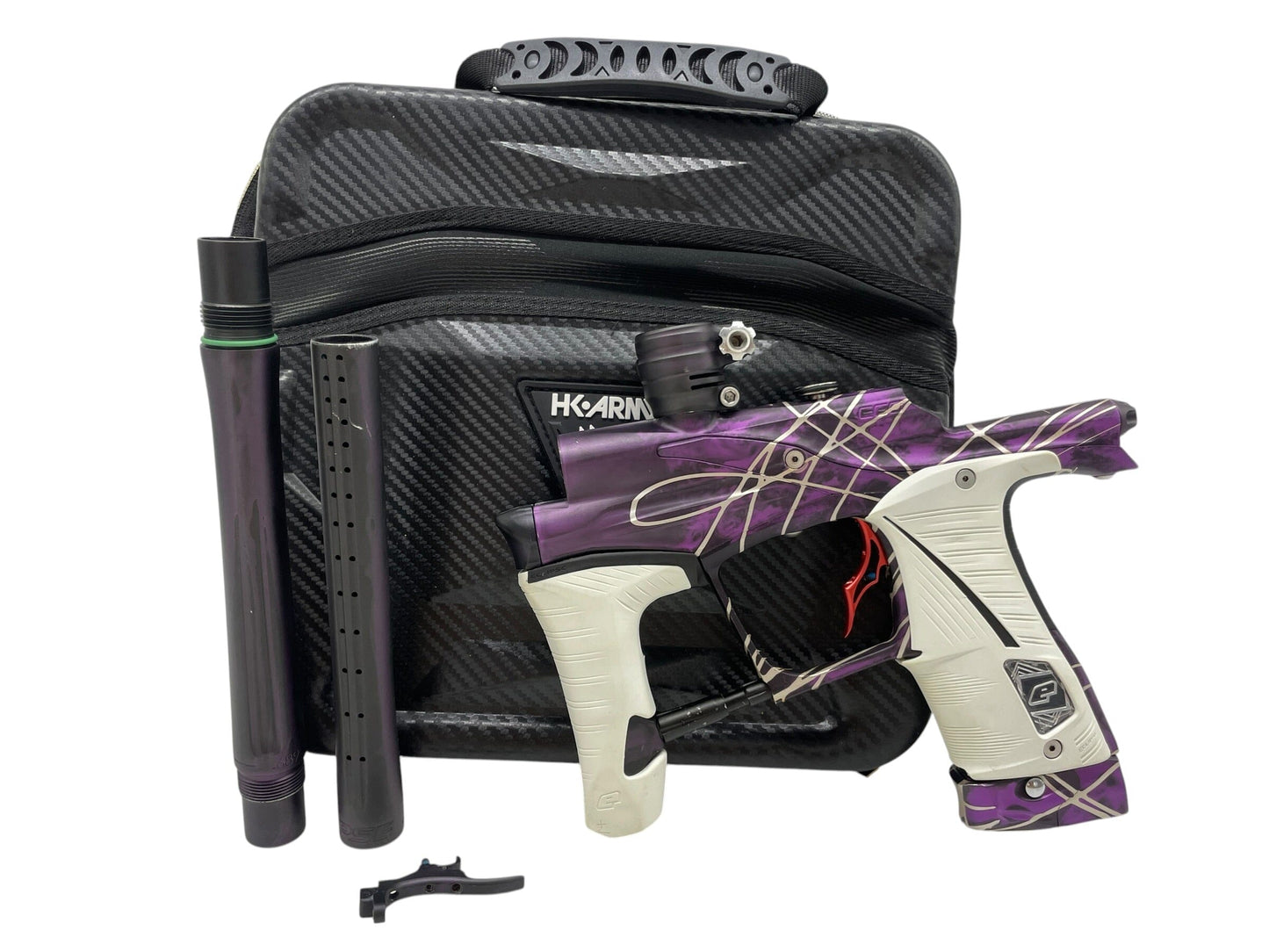 Used Planet Eclipse LV1 Purple Splash Paintball Gun Paintball Gun from CPXBrosPaintball Buy/Sell/Trade Paintball Markers, New Paintball Guns, Paintball Hoppers, Paintball Masks, and Hormesis Headbands