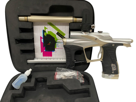 Used Planet Eclipse LV1 Silver/Champagne Paintball Gun Paintball Gun from CPXBrosPaintball Buy/Sell/Trade Paintball Markers, New Paintball Guns, Paintball Hoppers, Paintball Masks, and Hormesis Headbands