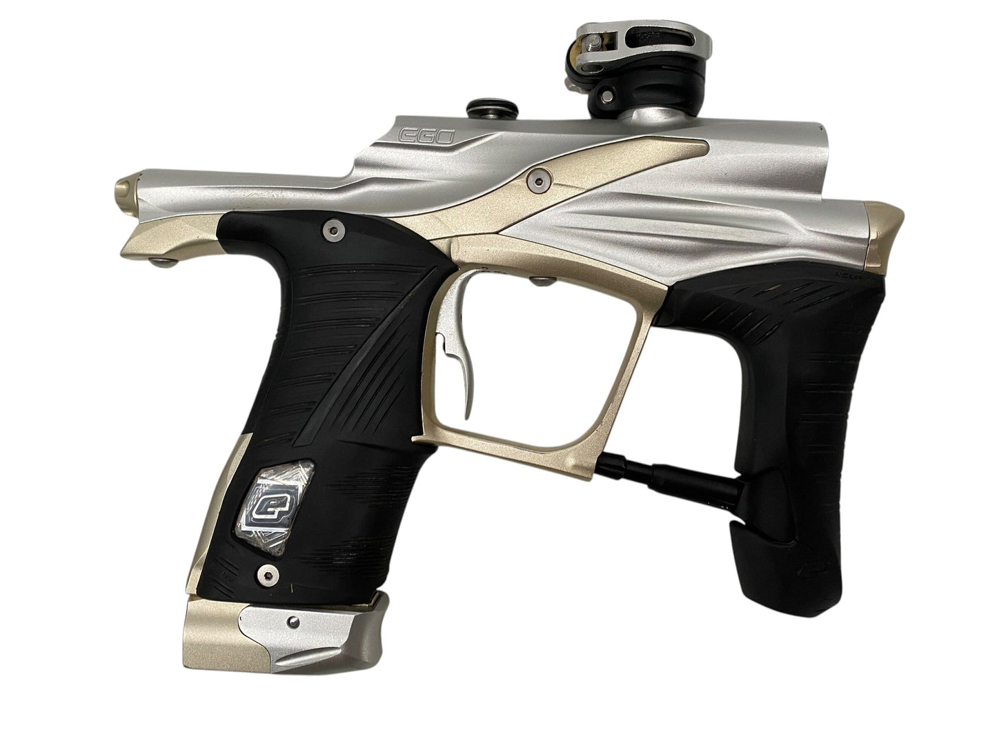 Used Planet Eclipse LV1 Silver/Champagne Paintball Gun Paintball Gun from CPXBrosPaintball Buy/Sell/Trade Paintball Markers, New Paintball Guns, Paintball Hoppers, Paintball Masks, and Hormesis Headbands