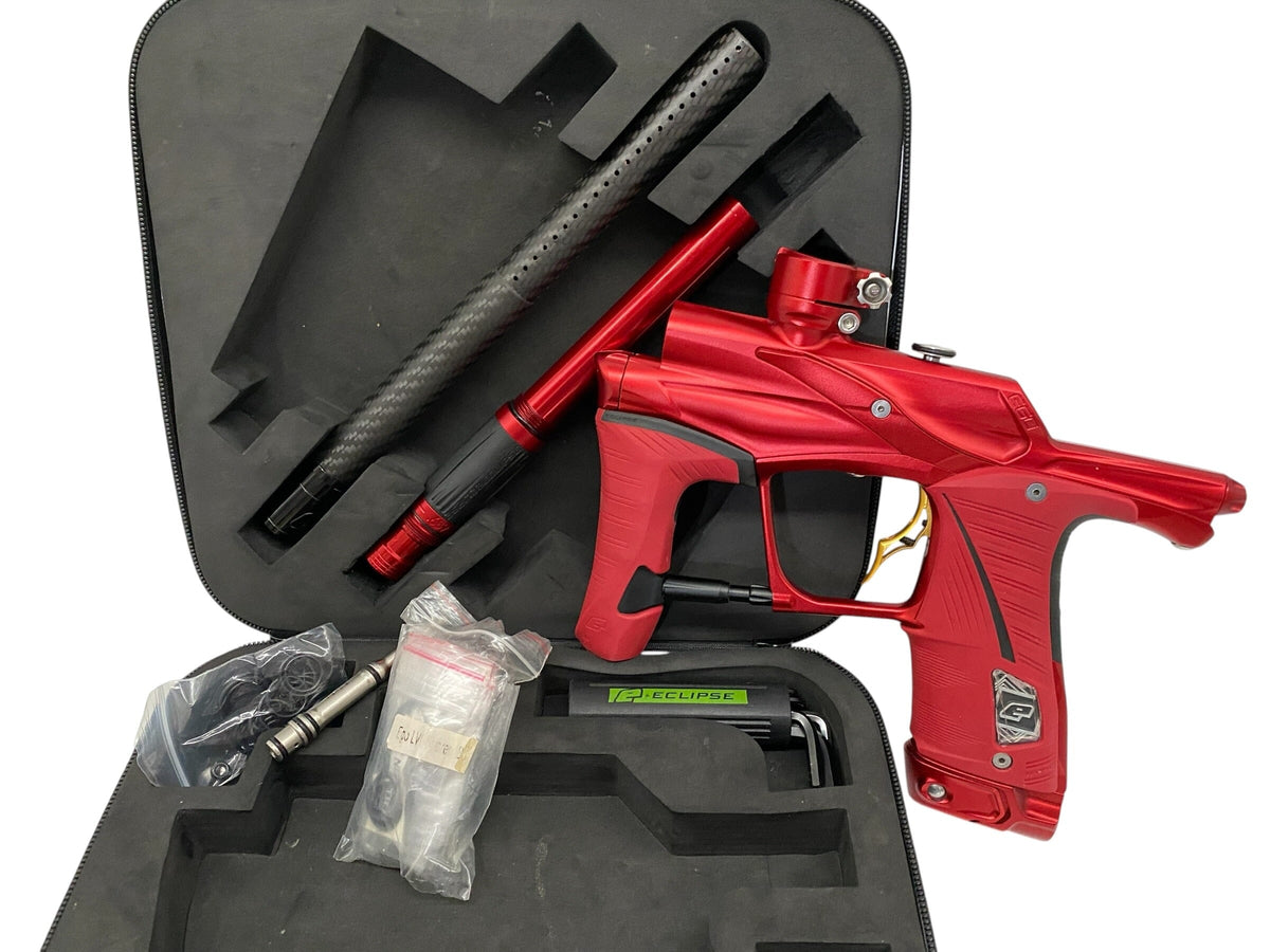 Used Planet Eclipse Lv1.5 Paintball Gun Red Paintball Gun from CPXBrosPaintball Buy/Sell/Trade Paintball Markers, New Paintball Guns, Paintball Hoppers, Paintball Masks, and Hormesis Headbands