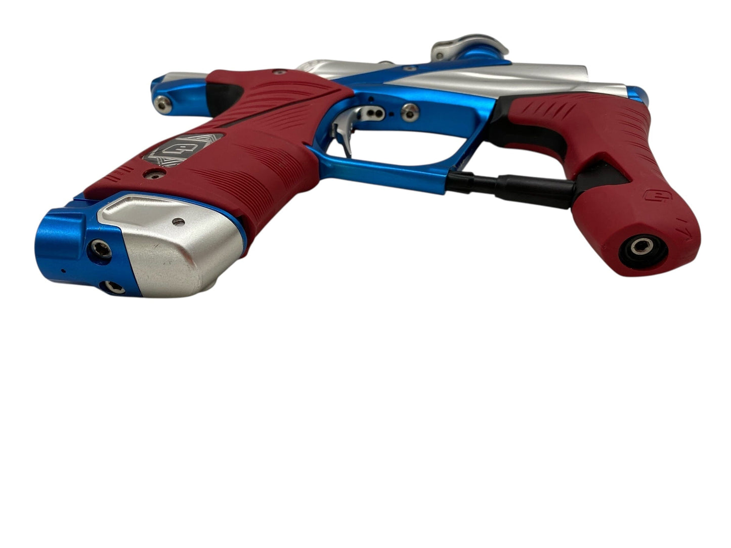 Used Planet Eclipse Lv1.5 Paintball Gun Silver/Blue Paintball Gun from CPXBrosPaintball Buy/Sell/Trade Paintball Markers, New Paintball Guns, Paintball Hoppers, Paintball Masks, and Hormesis Headbands