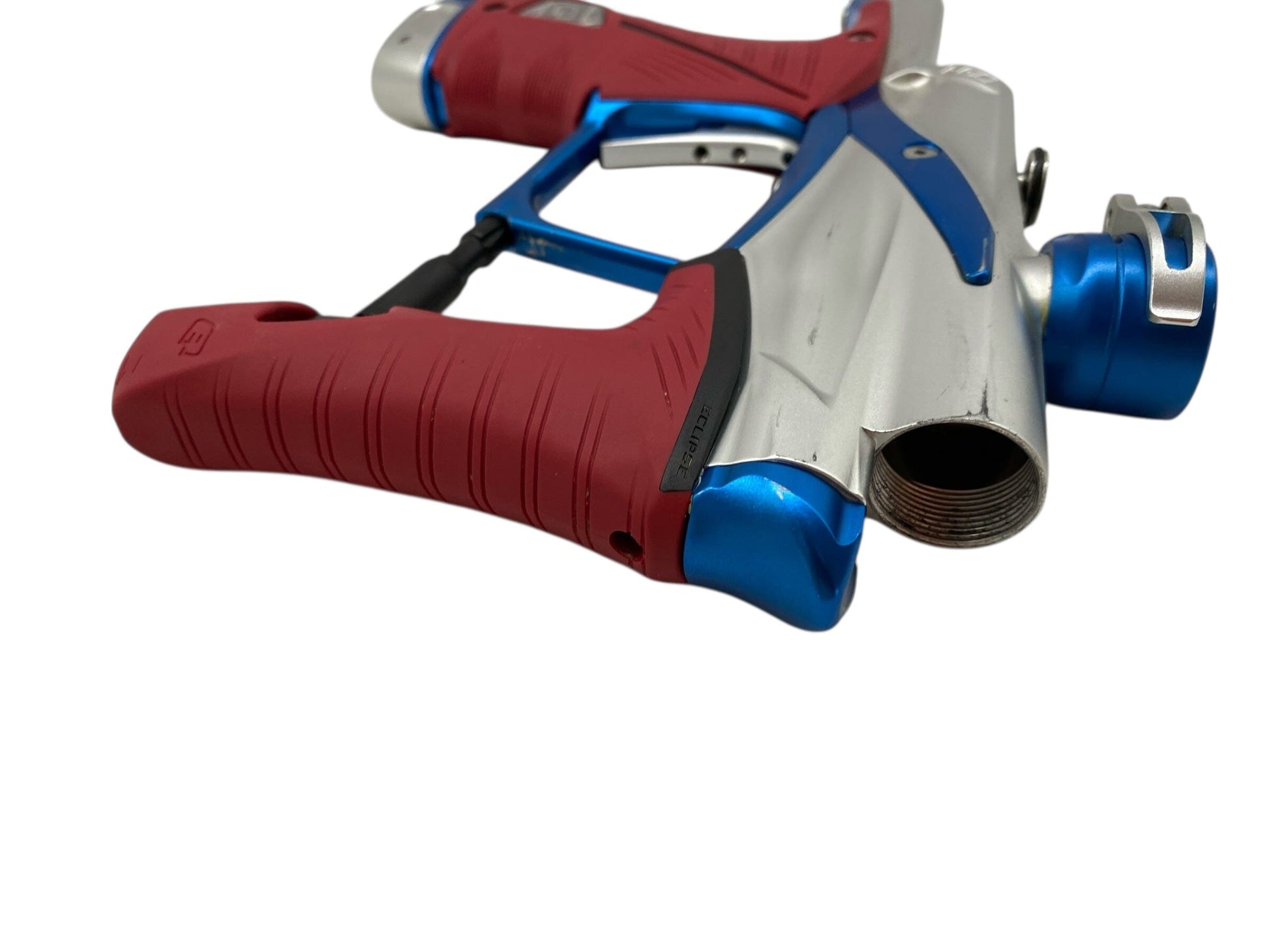Used Planet Eclipse Lv1.5 Paintball Gun Silver/Blue Paintball Gun from CPXBrosPaintball Buy/Sell/Trade Paintball Markers, New Paintball Guns, Paintball Hoppers, Paintball Masks, and Hormesis Headbands