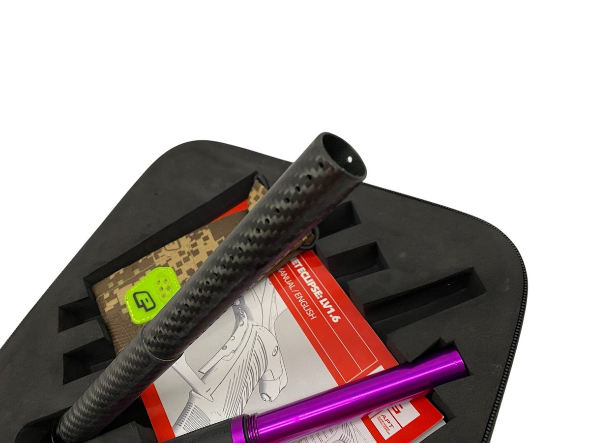 Used Planet Eclipse LV1.6 Fossil Black/Purple Paintball Gun Paintball Gun from CPXBrosPaintball Buy/Sell/Trade Paintball Markers, New Paintball Guns, Paintball Hoppers, Paintball Masks, and Hormesis Headbands