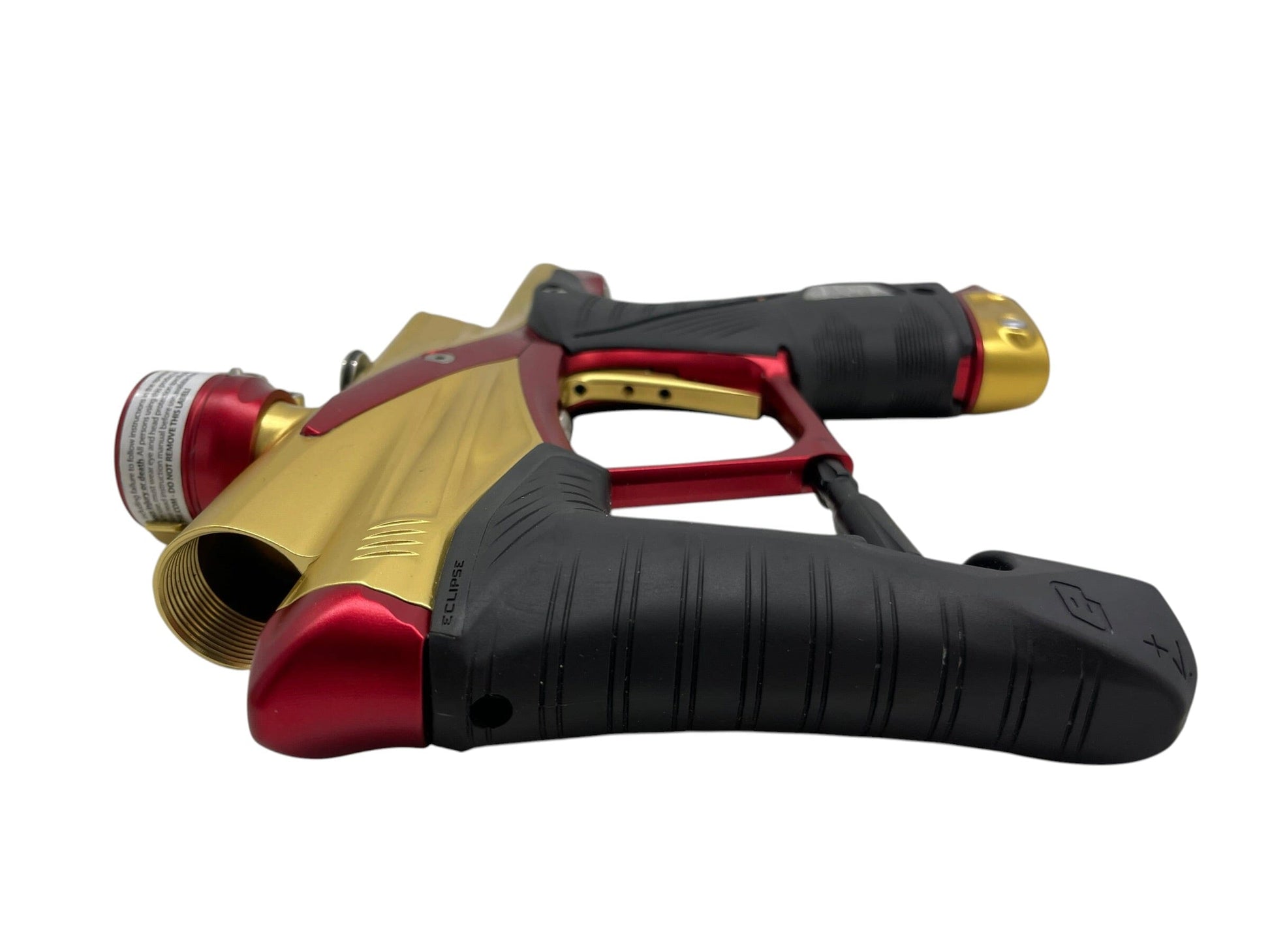 Used Planet Eclipse LV1.6 Gold/Red Paintball Gun *MINT* Paintball Gun from CPXBrosPaintball Buy/Sell/Trade Paintball Markers, New Paintball Guns, Paintball Hoppers, Paintball Masks, and Hormesis Headbands