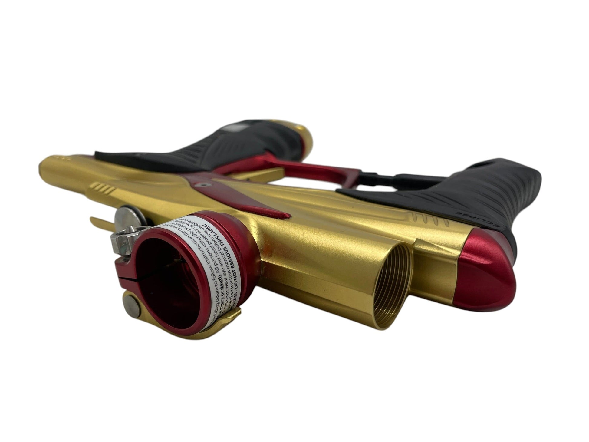 Used Planet Eclipse LV1.6 Gold/Red Paintball Gun *MINT* Paintball Gun from CPXBrosPaintball Buy/Sell/Trade Paintball Markers, New Paintball Guns, Paintball Hoppers, Paintball Masks, and Hormesis Headbands