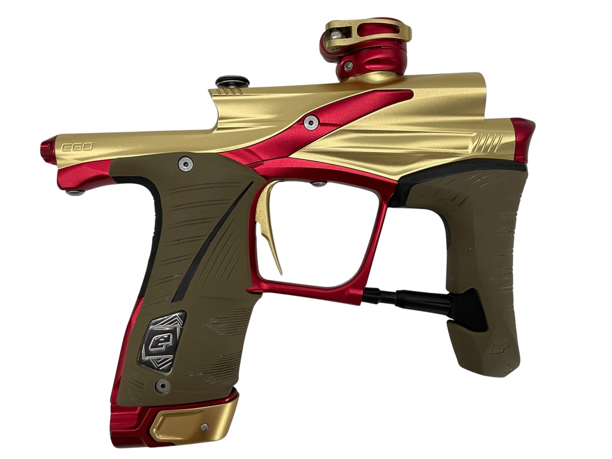 Used Planet Eclipse LV1.6 Gold/Red Paintball Gun Paintball Gun from CPXBrosPaintball Buy/Sell/Trade Paintball Markers, New Paintball Guns, Paintball Hoppers, Paintball Masks, and Hormesis Headbands