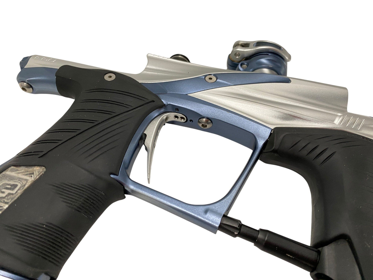 Used Planet Eclipse Lv1.6 Paintball Gun Silver/Blue Paintball Gun from CPXBrosPaintball Buy/Sell/Trade Paintball Markers, New Paintball Guns, Paintball Hoppers, Paintball Masks, and Hormesis Headbands