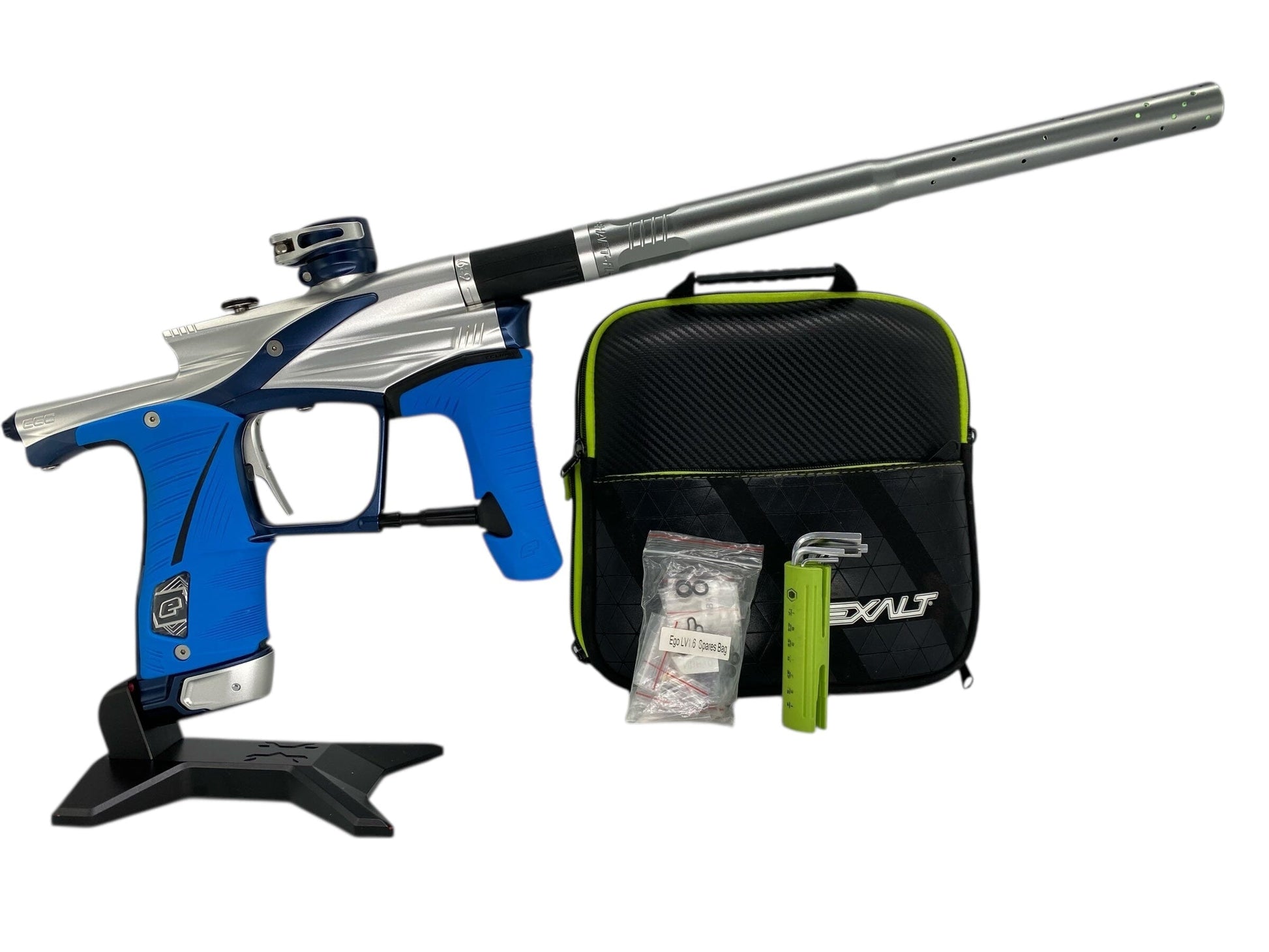 Used Planet Eclipse Lv1.6 Paintball Gun Silver/Blue Paintball Gun from CPXBrosPaintball Buy/Sell/Trade Paintball Markers, New Paintball Guns, Paintball Hoppers, Paintball Masks, and Hormesis Headbands