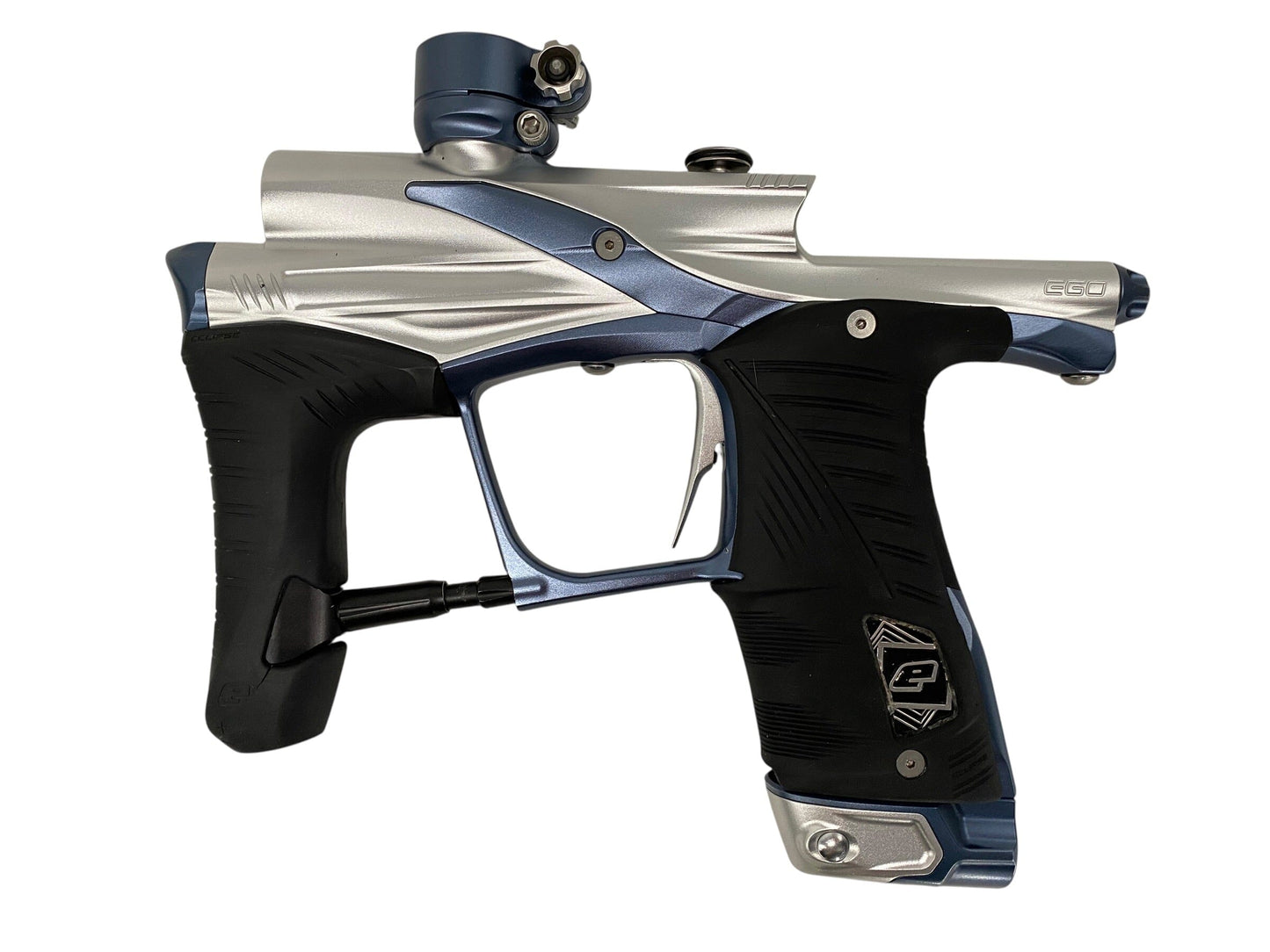 Used Planet Eclipse Lv1.6 Paintball Gun Silver/Blue Paintball Gun from CPXBrosPaintball Buy/Sell/Trade Paintball Markers, New Paintball Guns, Paintball Hoppers, Paintball Masks, and Hormesis Headbands