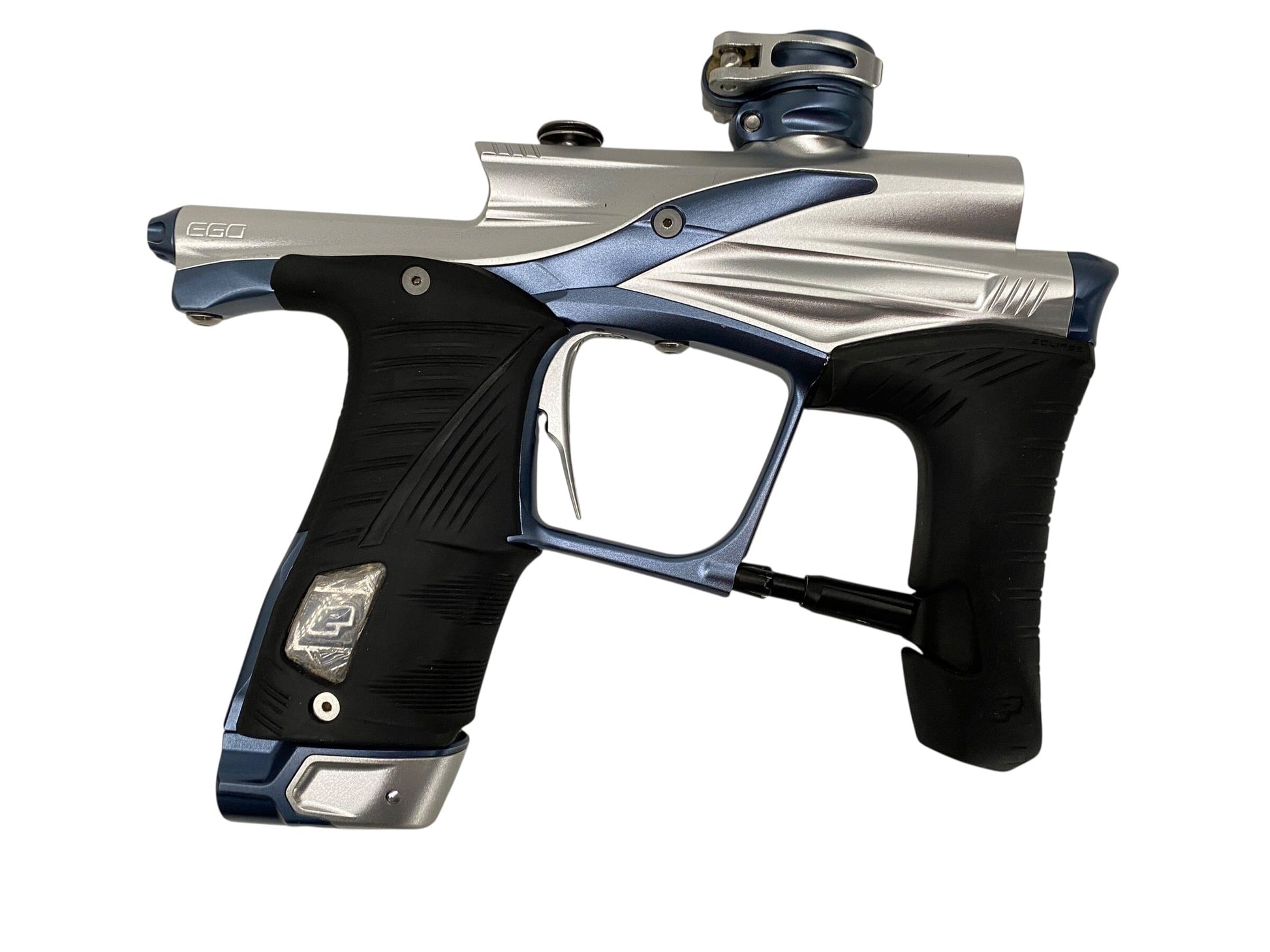 Used Planet Eclipse Lv1.6 Paintball Gun Silver/Blue Paintball Gun from CPXBrosPaintball Buy/Sell/Trade Paintball Markers, New Paintball Guns, Paintball Hoppers, Paintball Masks, and Hormesis Headbands