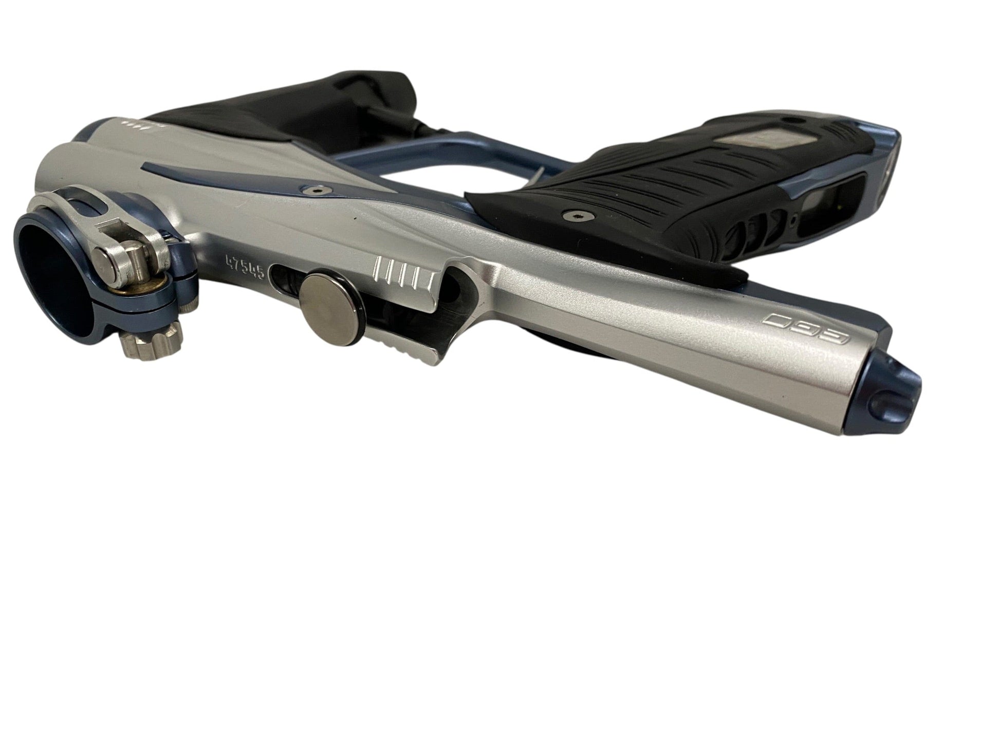 Used Planet Eclipse Lv1.6 Paintball Gun Silver/Blue Paintball Gun from CPXBrosPaintball Buy/Sell/Trade Paintball Markers, New Paintball Guns, Paintball Hoppers, Paintball Masks, and Hormesis Headbands