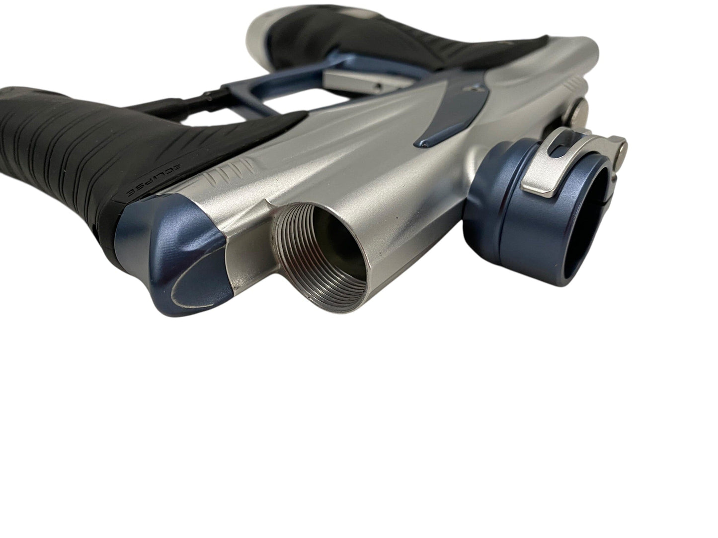 Used Planet Eclipse Lv1.6 Paintball Gun Silver/Blue Paintball Gun from CPXBrosPaintball Buy/Sell/Trade Paintball Markers, New Paintball Guns, Paintball Hoppers, Paintball Masks, and Hormesis Headbands