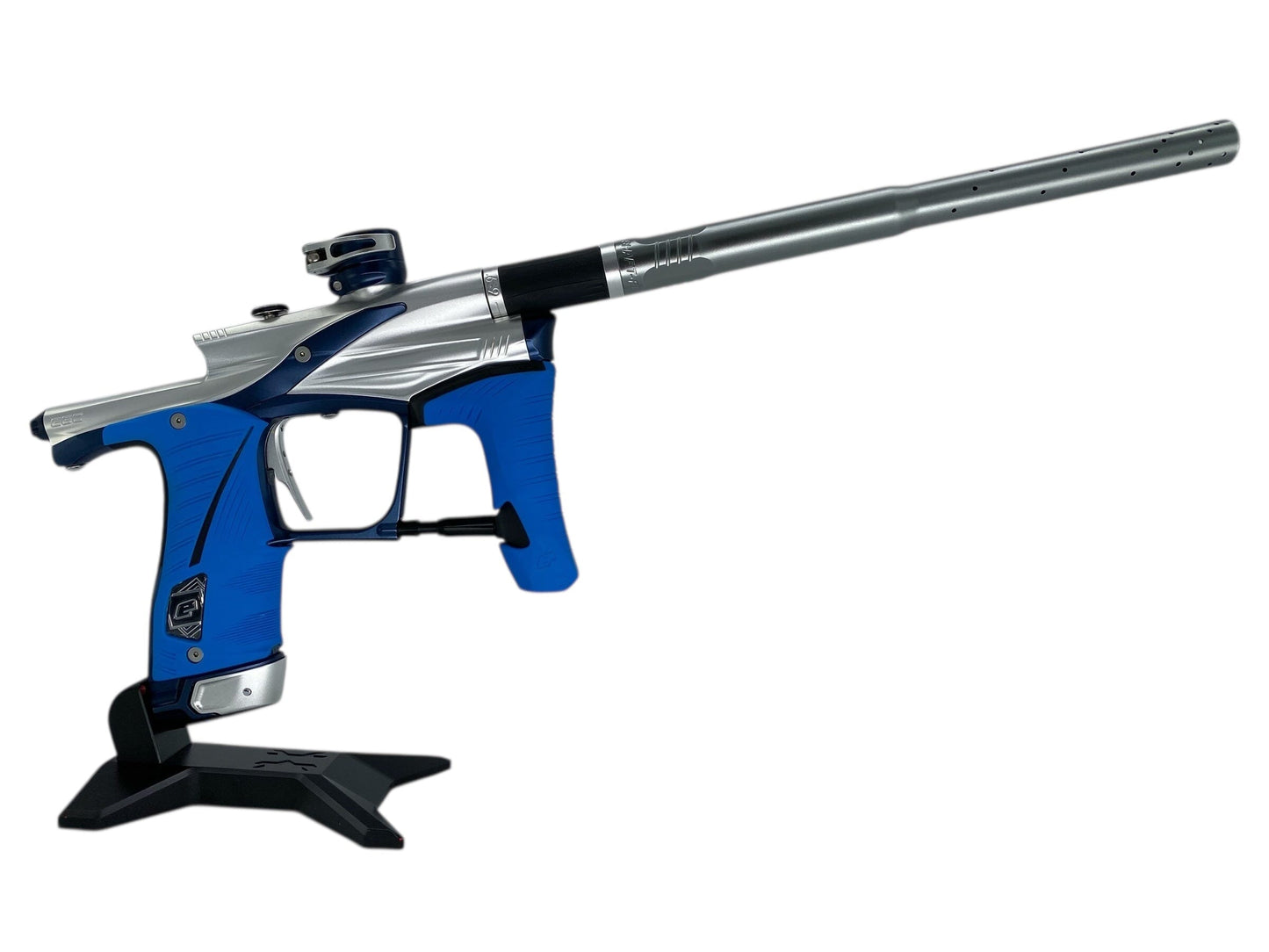 Used Planet Eclipse Lv1.6 Paintball Gun Silver/Blue Paintball Gun from CPXBrosPaintball Buy/Sell/Trade Paintball Markers, New Paintball Guns, Paintball Hoppers, Paintball Masks, and Hormesis Headbands