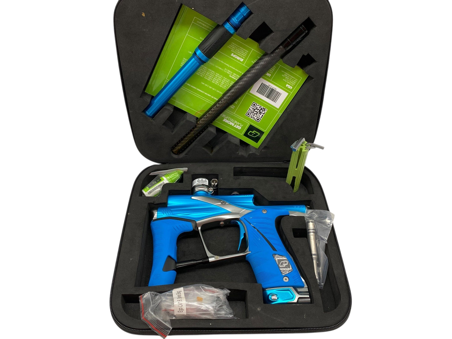 Used Planet Eclipse Lv1.6 Paintball Gun Teal/Grey Paintball Gun from CPXBrosPaintball Buy/Sell/Trade Paintball Markers, New Paintball Guns, Paintball Hoppers, Paintball Masks, and Hormesis Headbands