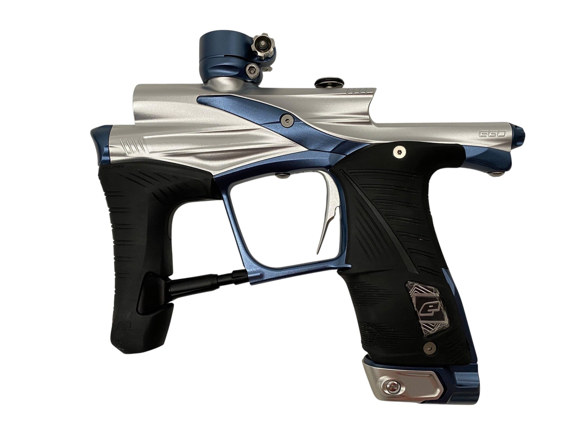 Used Planet Eclipse LV1.6 Silver/Blue Paintball Gun Paintball Gun from CPXBrosPaintball Buy/Sell/Trade Paintball Markers, New Paintball Guns, Paintball Hoppers, Paintball Masks, and Hormesis Headbands