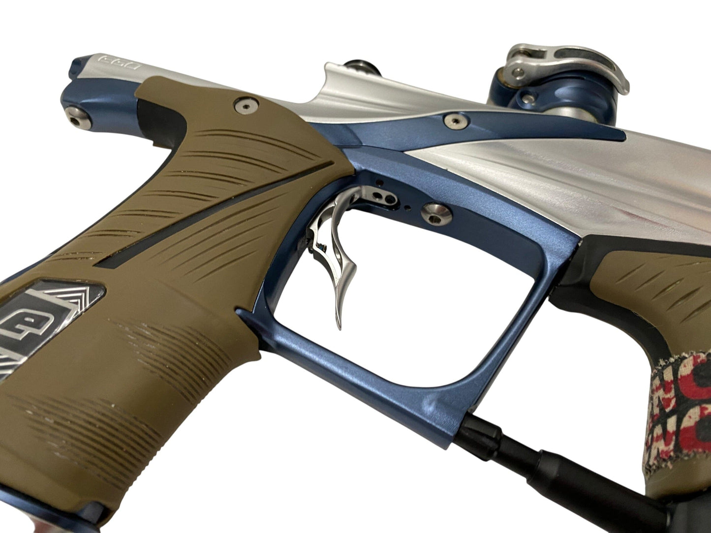 Used Planet Eclipse Lv1.6 Silver/Blue Paintball Gun Paintball Gun from CPXBrosPaintball Buy/Sell/Trade Paintball Markers, New Paintball Guns, Paintball Hoppers, Paintball Masks, and Hormesis Headbands