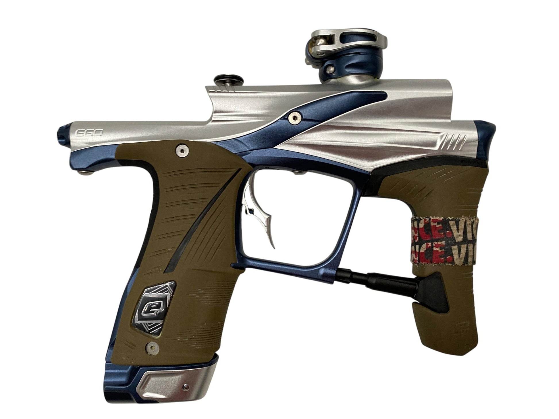 Used Planet Eclipse Lv1.6 Silver/Blue Paintball Gun Paintball Gun from CPXBrosPaintball Buy/Sell/Trade Paintball Markers, New Paintball Guns, Paintball Hoppers, Paintball Masks, and Hormesis Headbands
