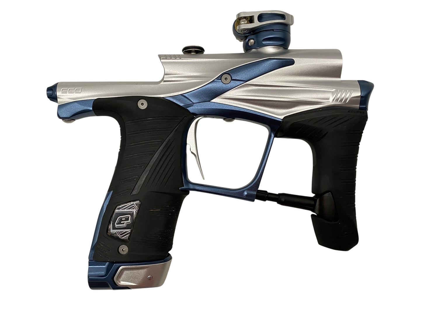 Used Planet Eclipse LV1.6 Silver/Blue Paintball Gun Paintball Gun from CPXBrosPaintball Buy/Sell/Trade Paintball Markers, New Paintball Guns, Paintball Hoppers, Paintball Masks, and Hormesis Headbands