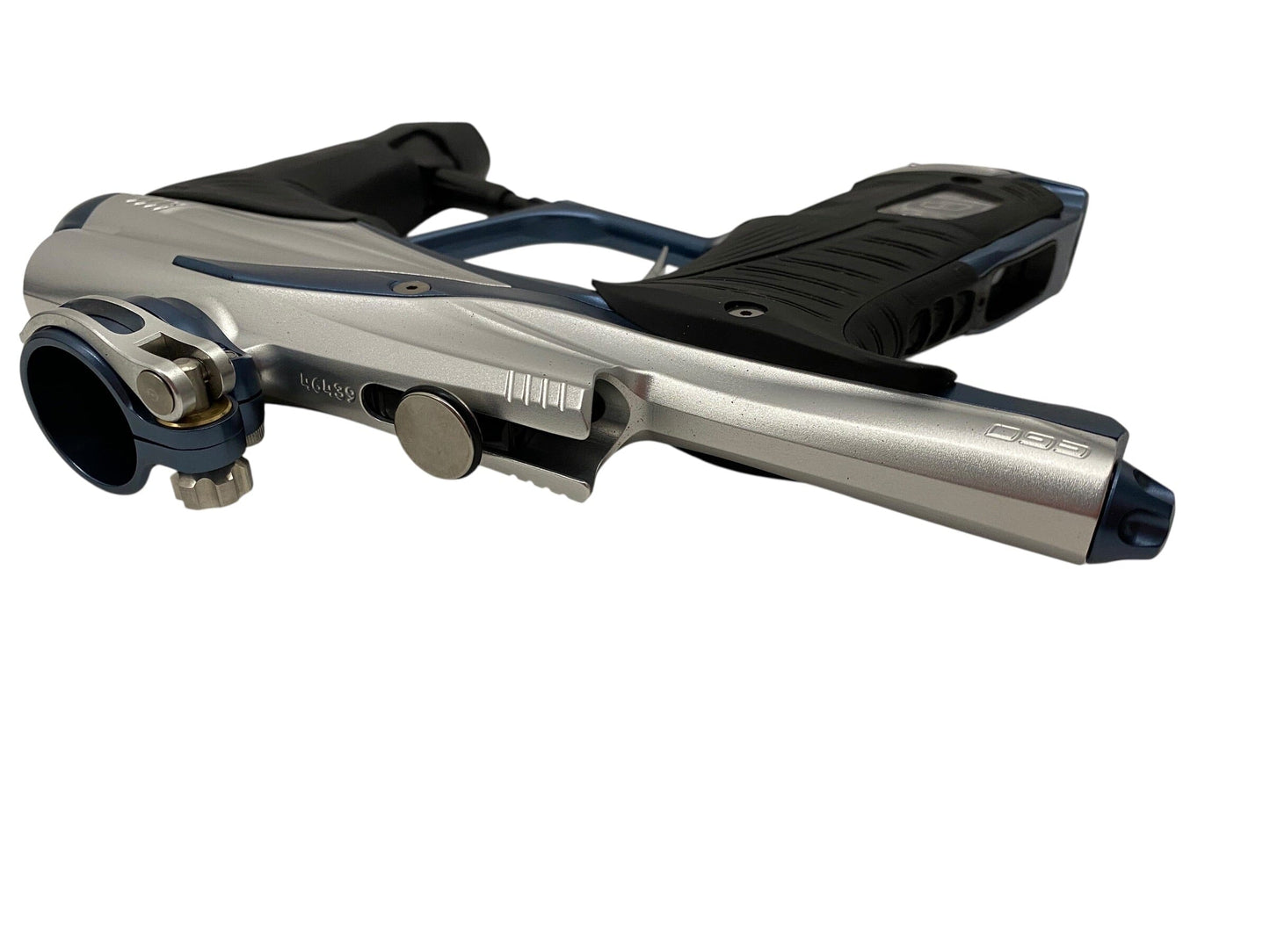 Used Planet Eclipse LV1.6 Silver/Blue Paintball Gun Paintball Gun from CPXBrosPaintball Buy/Sell/Trade Paintball Markers, New Paintball Guns, Paintball Hoppers, Paintball Masks, and Hormesis Headbands
