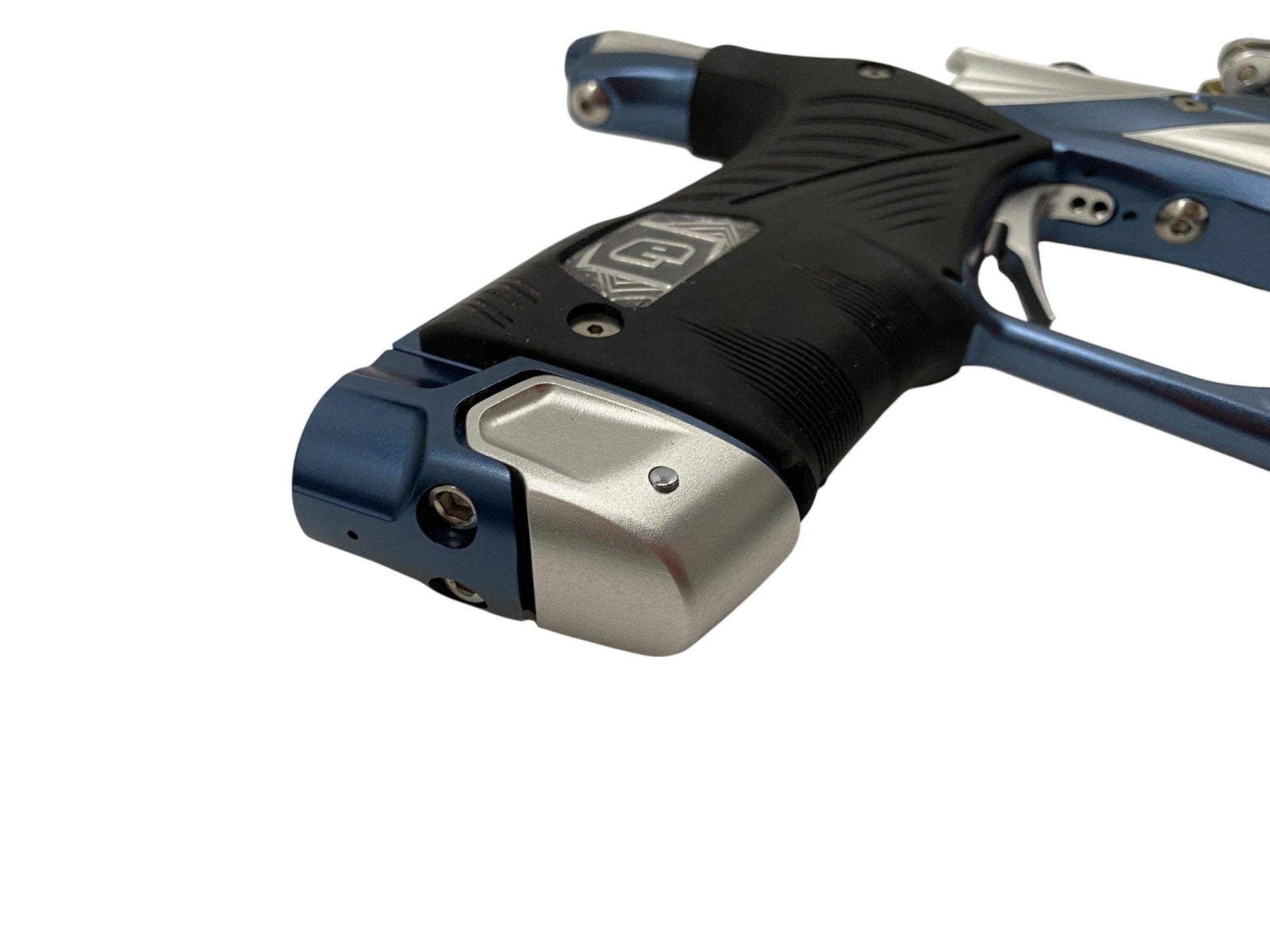 Used Planet Eclipse LV1.6 Silver/Blue Paintball Gun Paintball Gun from CPXBrosPaintball Buy/Sell/Trade Paintball Markers, New Paintball Guns, Paintball Hoppers, Paintball Masks, and Hormesis Headbands
